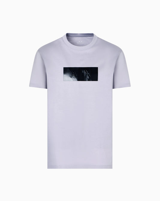 Regular fit t-shirt with vinyl logo print