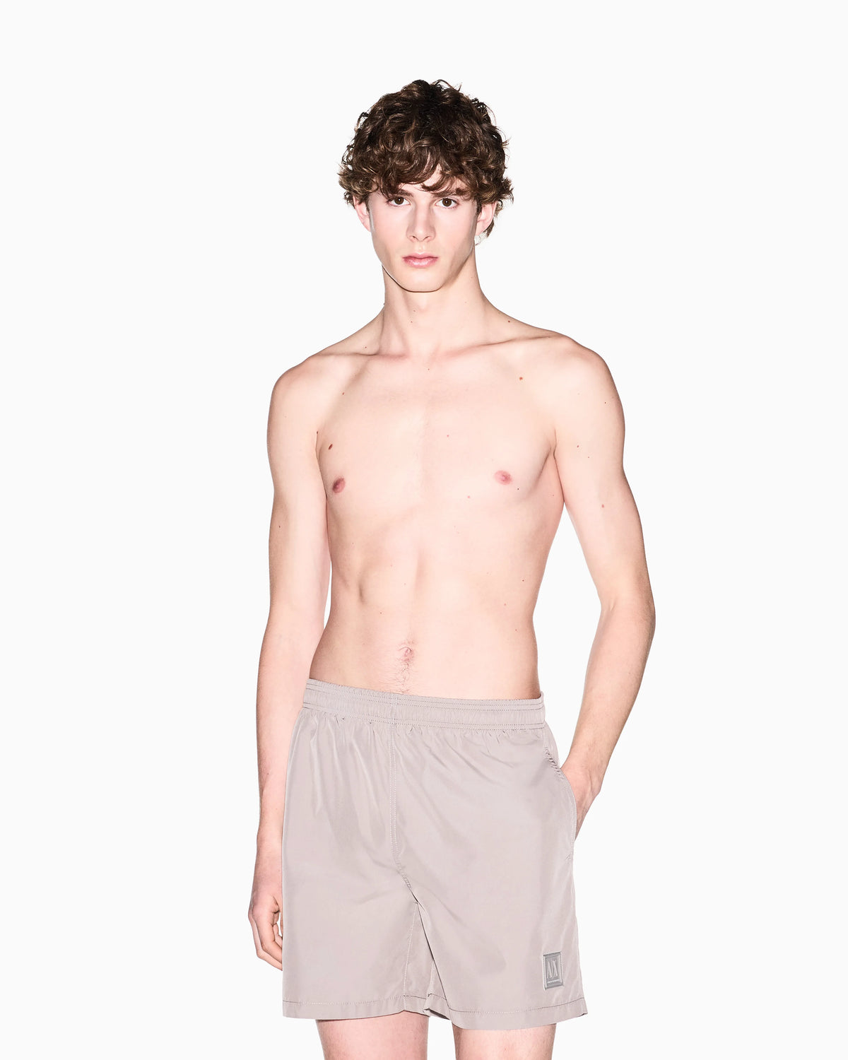 Swimwear boxer with an elastic waist and logo Icon
