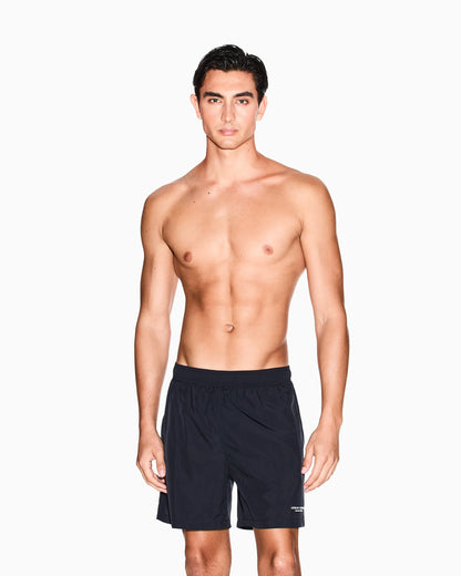 Swim boxer with an elasticated waist