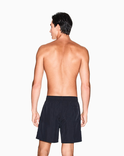 Swim boxer with an elasticated waist