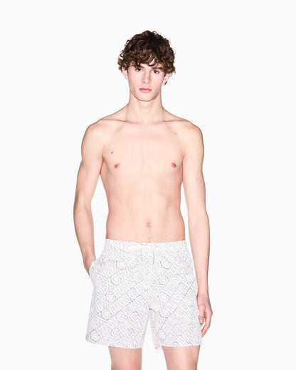 All-Over Graphic Print Swimsuit