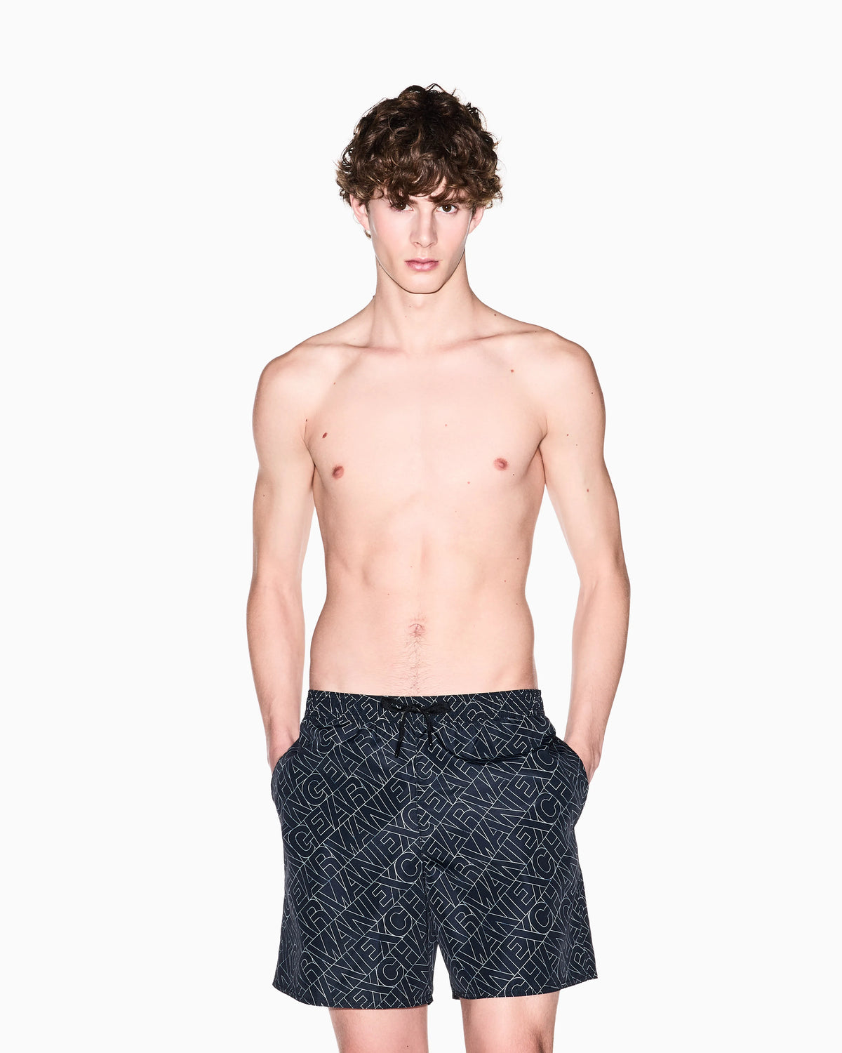 All-Over Graphic Print Swimsuit