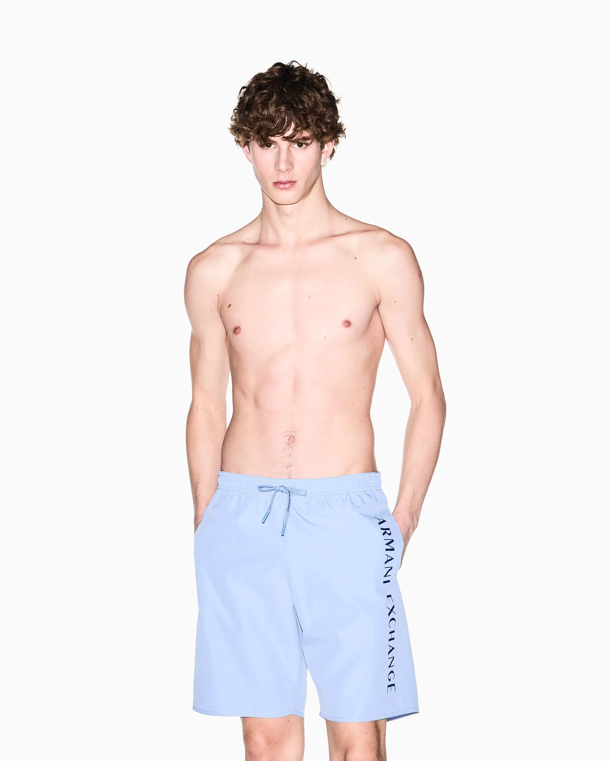 Swimsuit with side logo
