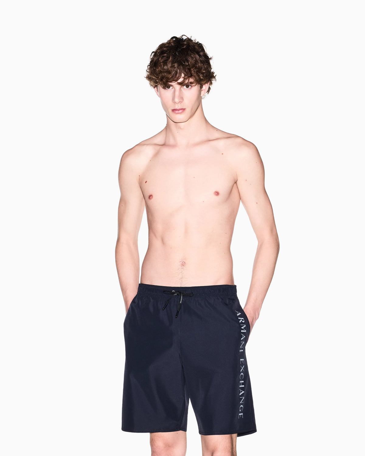 Swimsuit with side logo