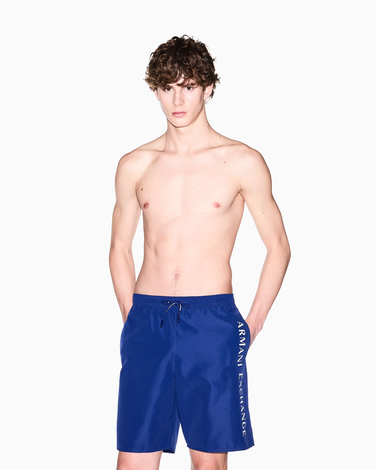 Swimsuit with side logo