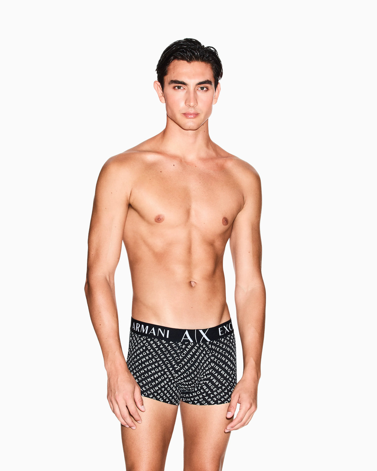 Stretch fabric boxer shorts