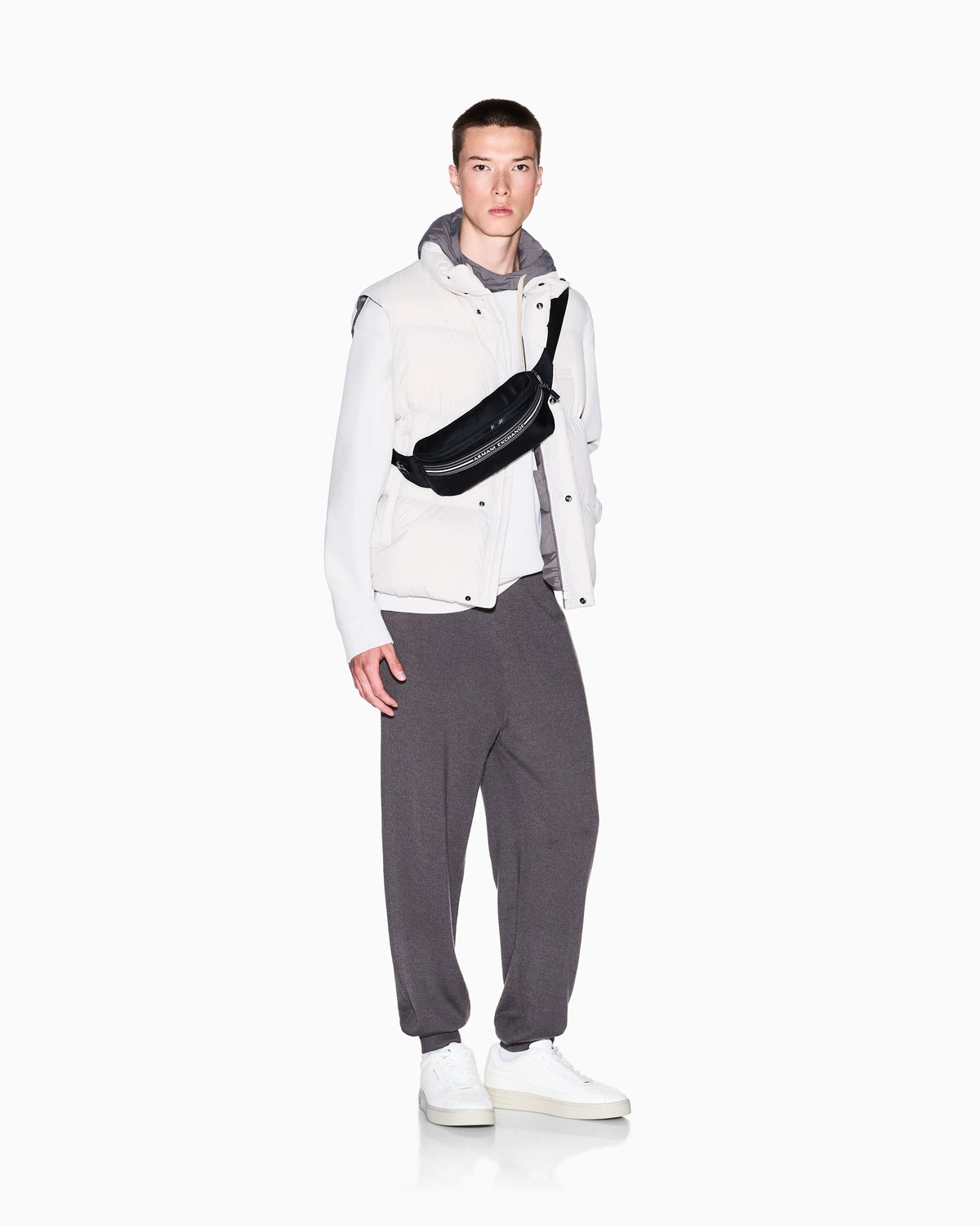 Wool Blend Jogger Pants