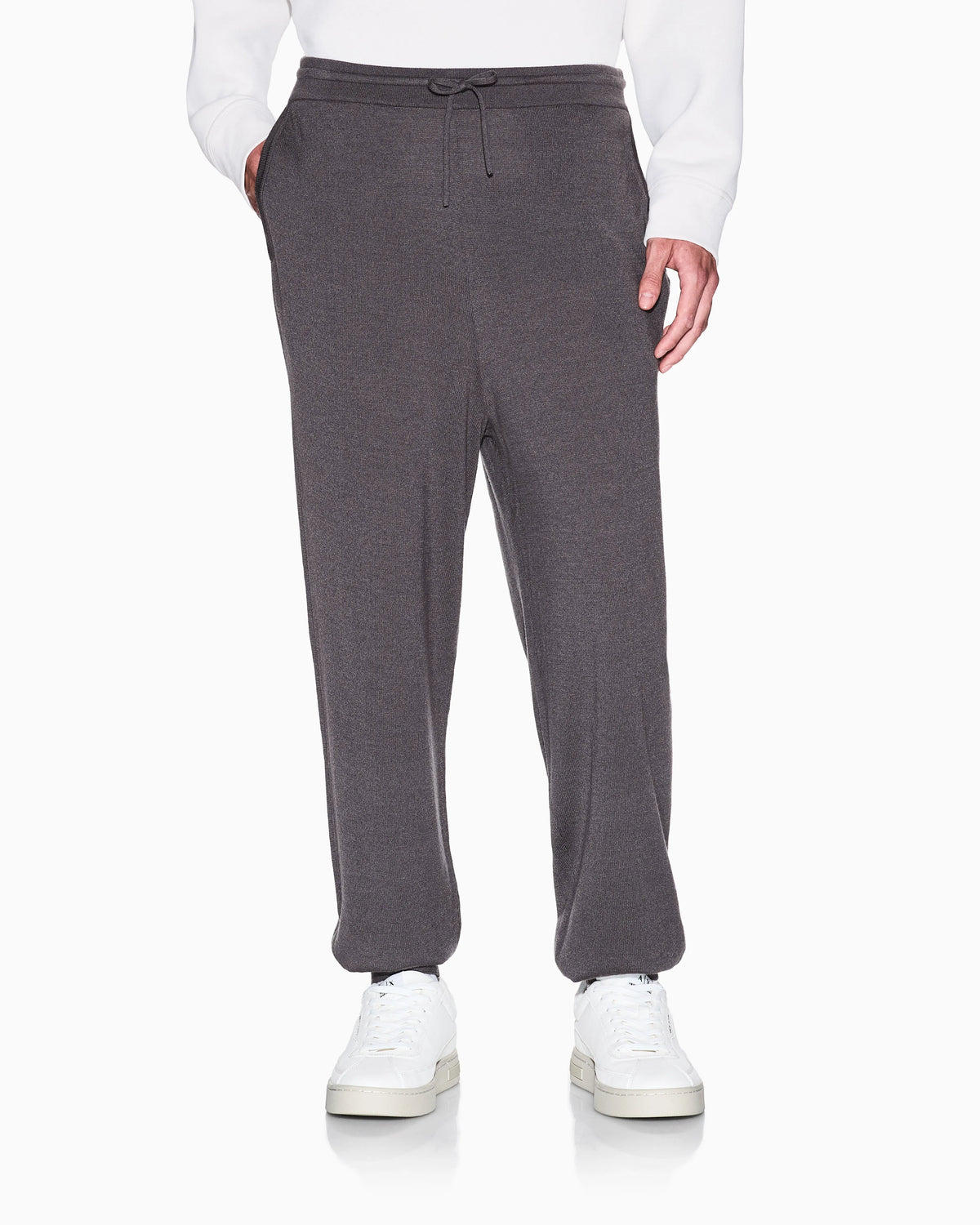Wool Blend Jogger Pants