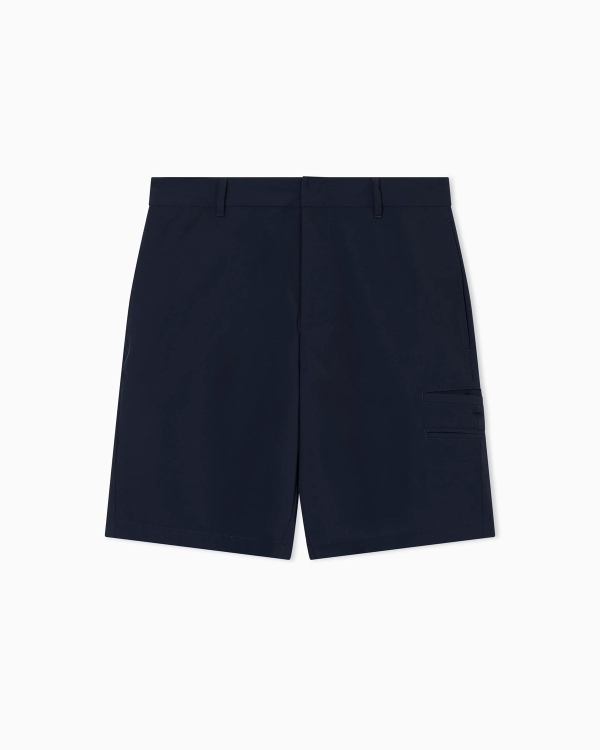 Stretch nylon Bermuda shorts