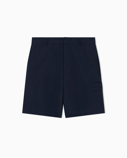Stretch nylon Bermuda shorts
