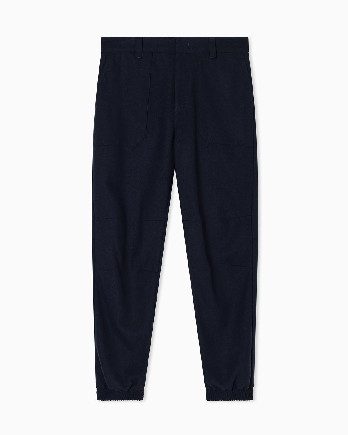 Oversized trousers with pleats