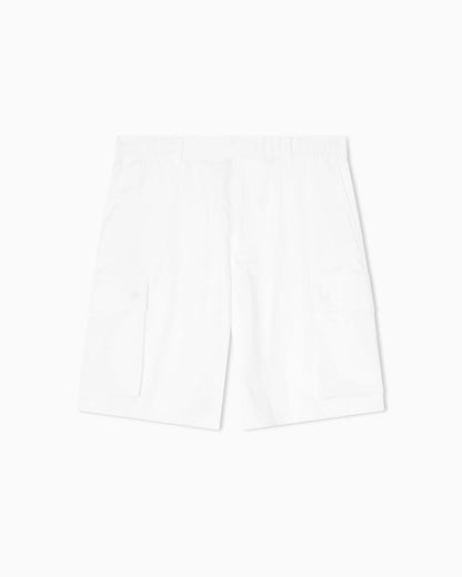 Twill cargo Bermuda shorts
