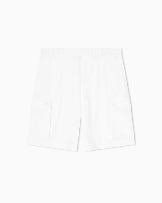Twill cargo Bermuda shorts