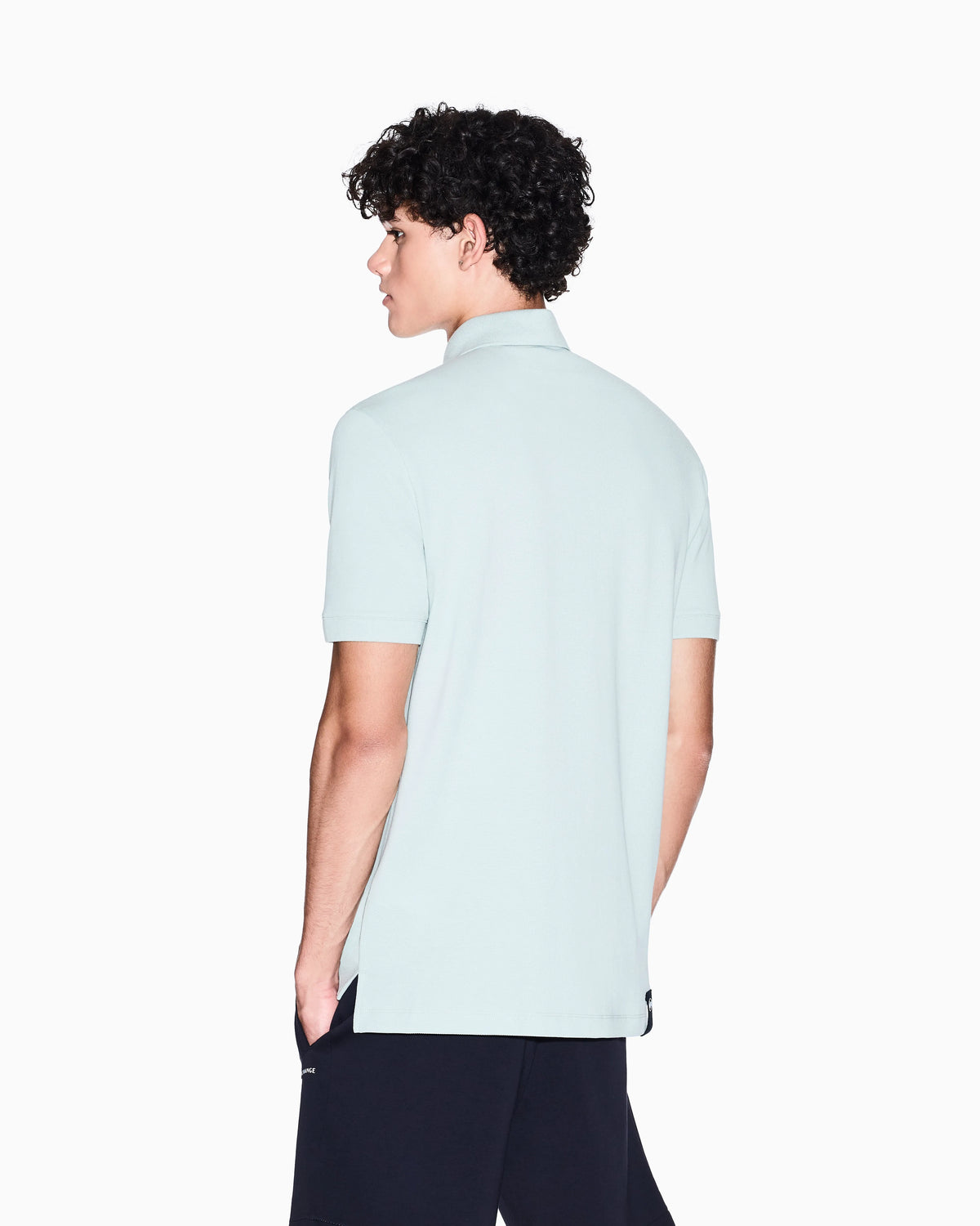 Regular pique polo shirt with pocket
