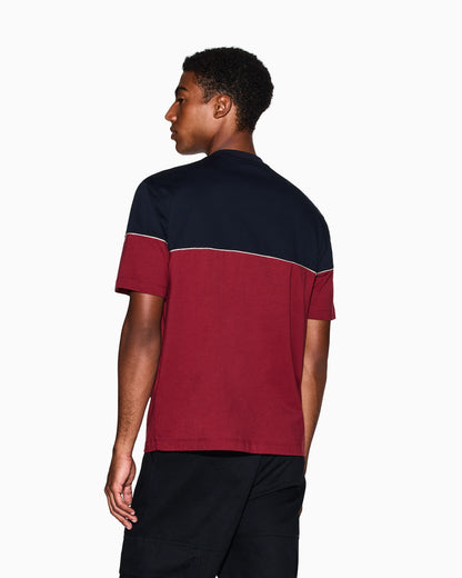 Regular fit two-tone T-shirt
