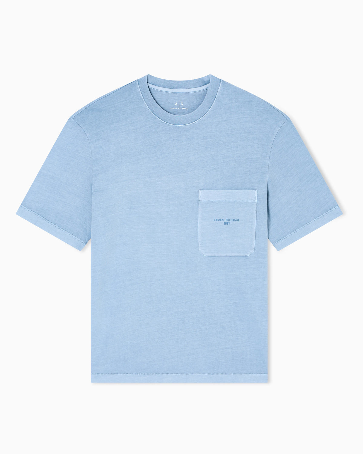 Used-effect cotton T-shirt