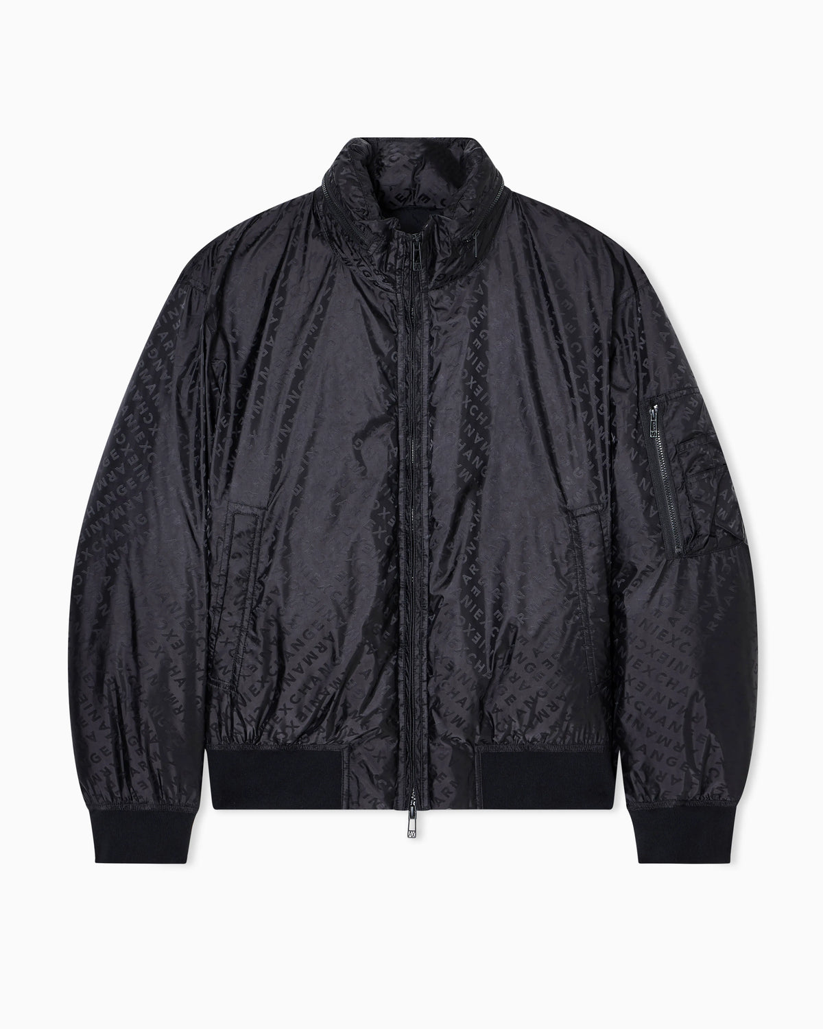 Jacket with allover logo