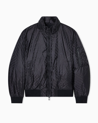 Jacket with allover logo