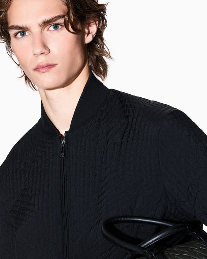 Geometric Quilted Bomber