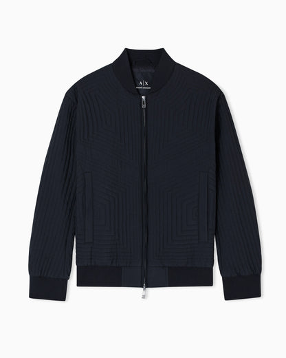 Geometric Quilted Bomber