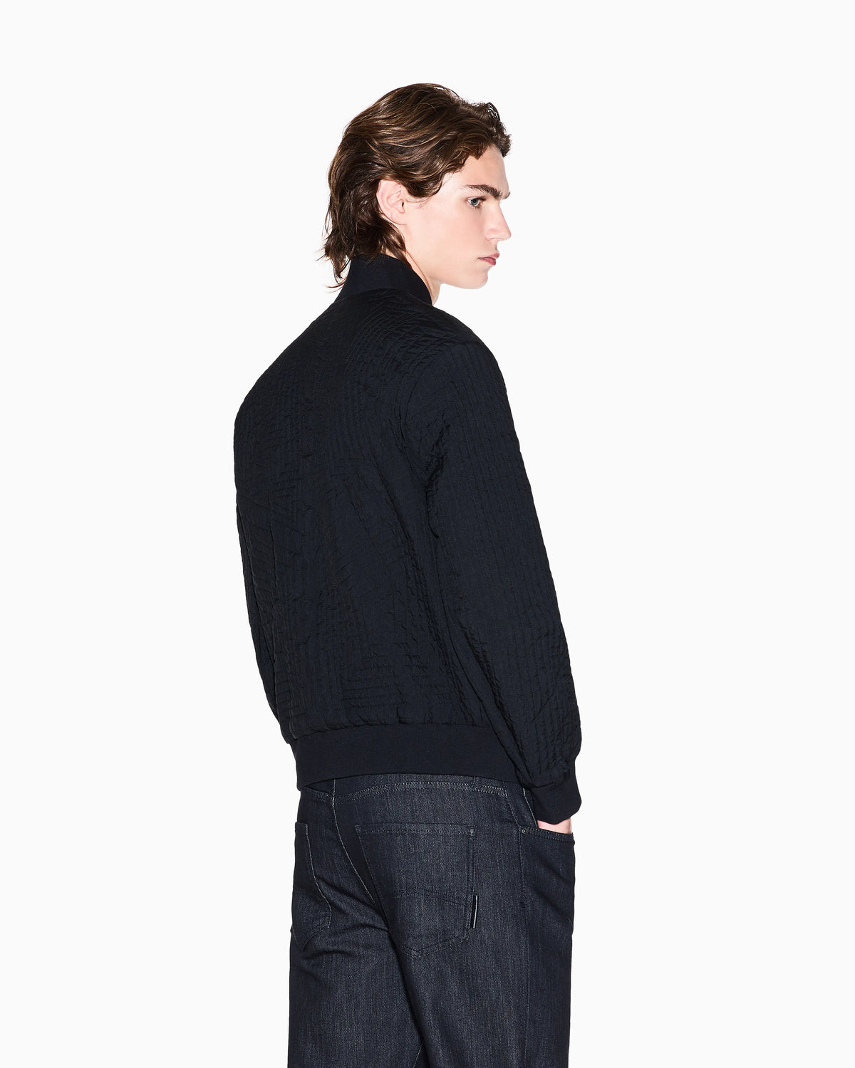 Geometric Quilted Bomber