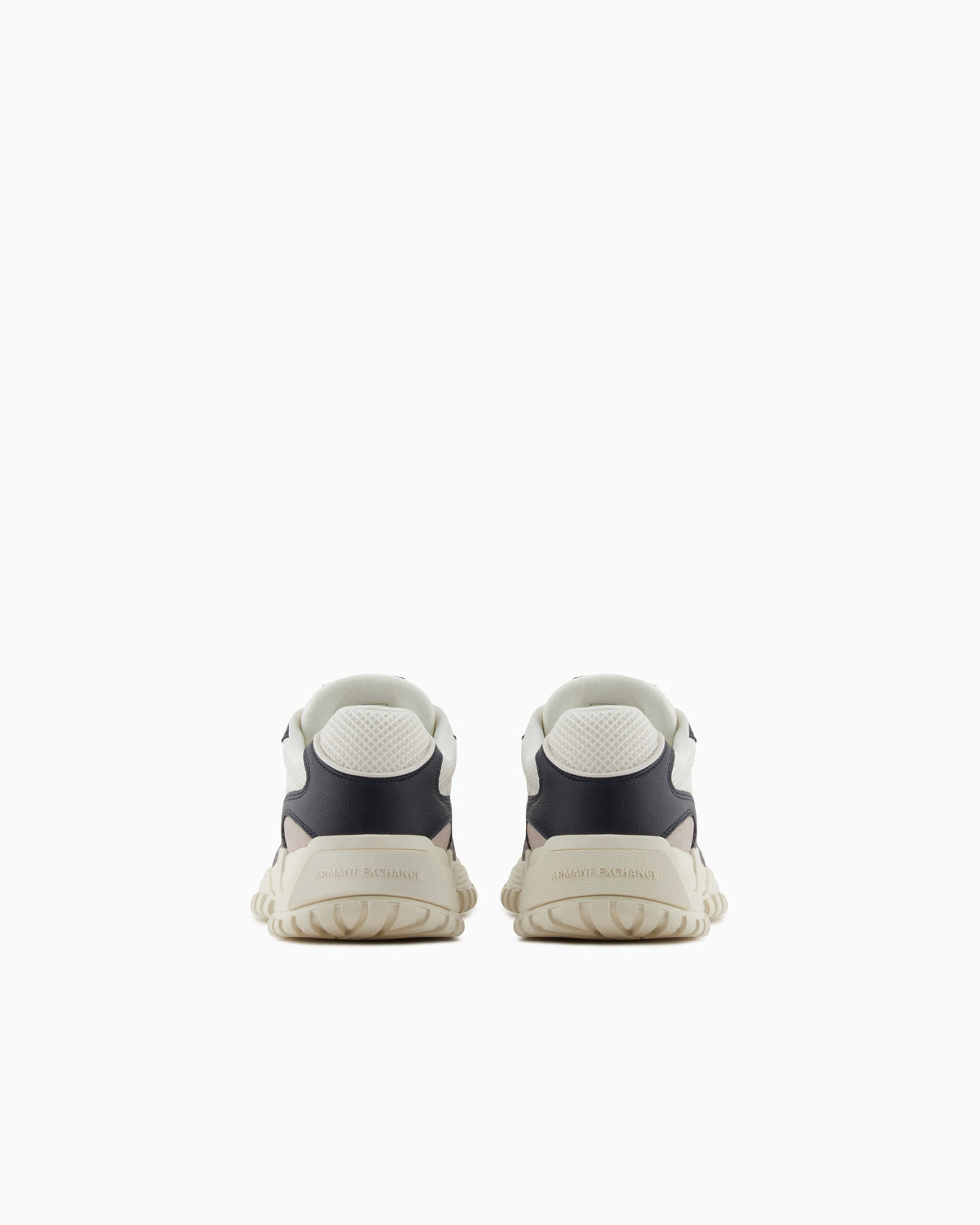 Two-tone sneakers with grip sole