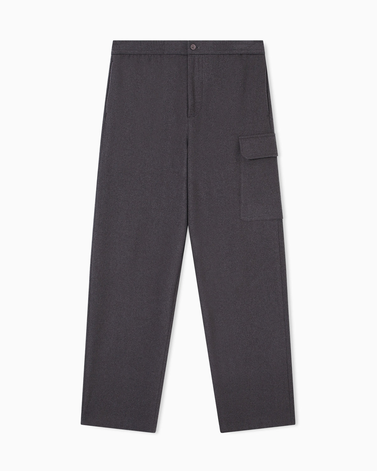 Wool Blend Cargo Pants