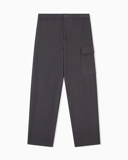Wool Blend Cargo Pants