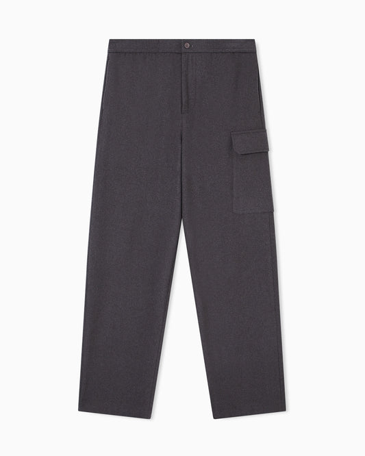 Wool Blend Cargo Pants