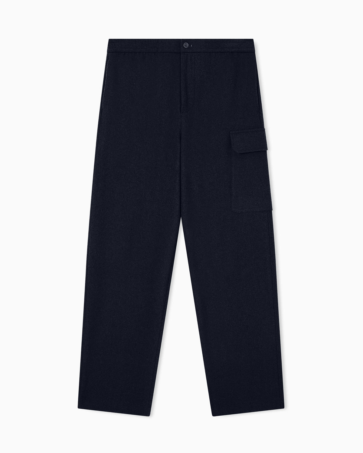 Wool Blend Cargo Pants
