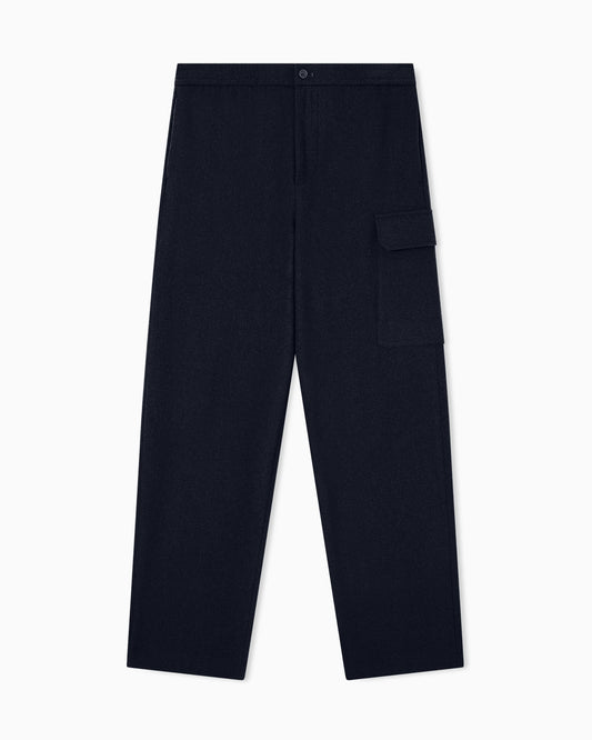 Wool Blend Cargo Pants