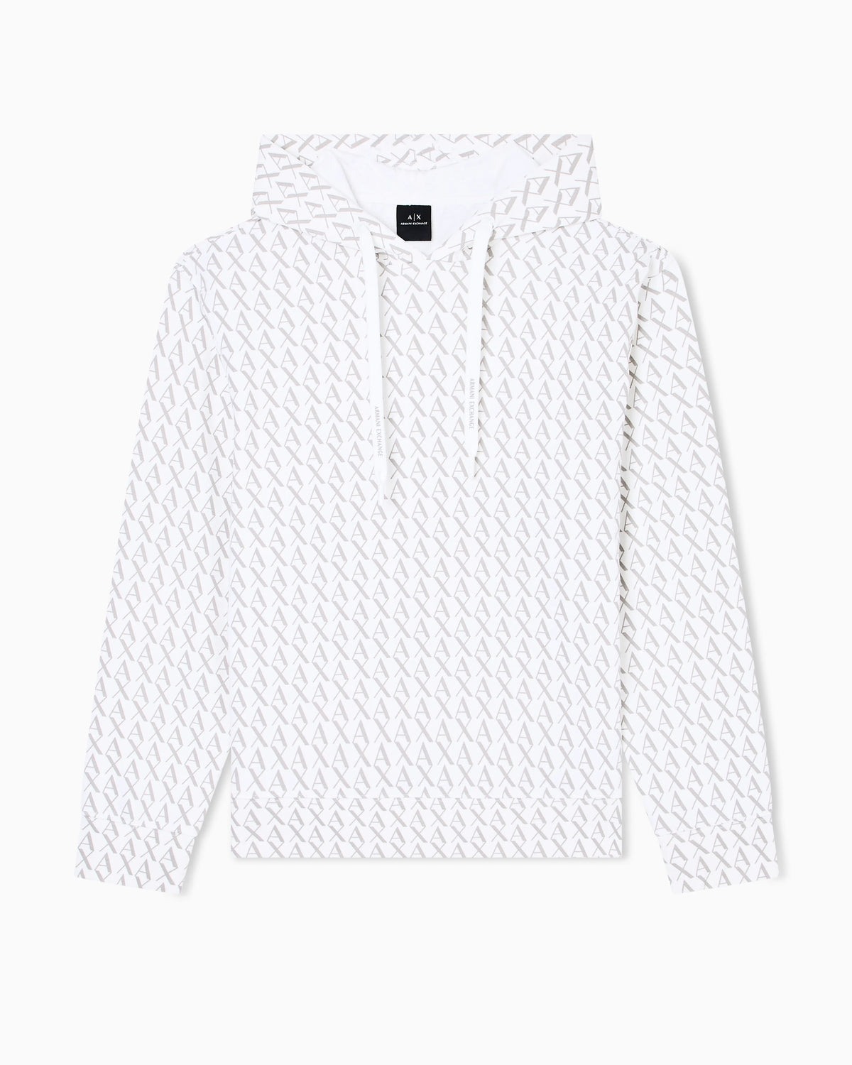 Logo hoodie in cotton French terry