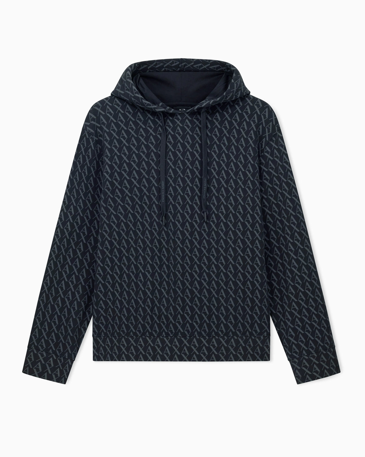 Logo hoodie in cotton French terry