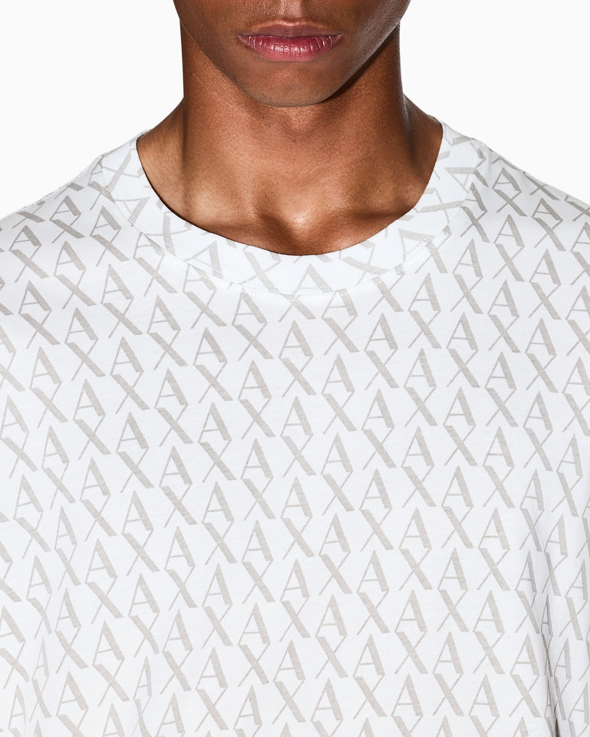 Cotton jersey T-shirt with an all-over pattern Essential