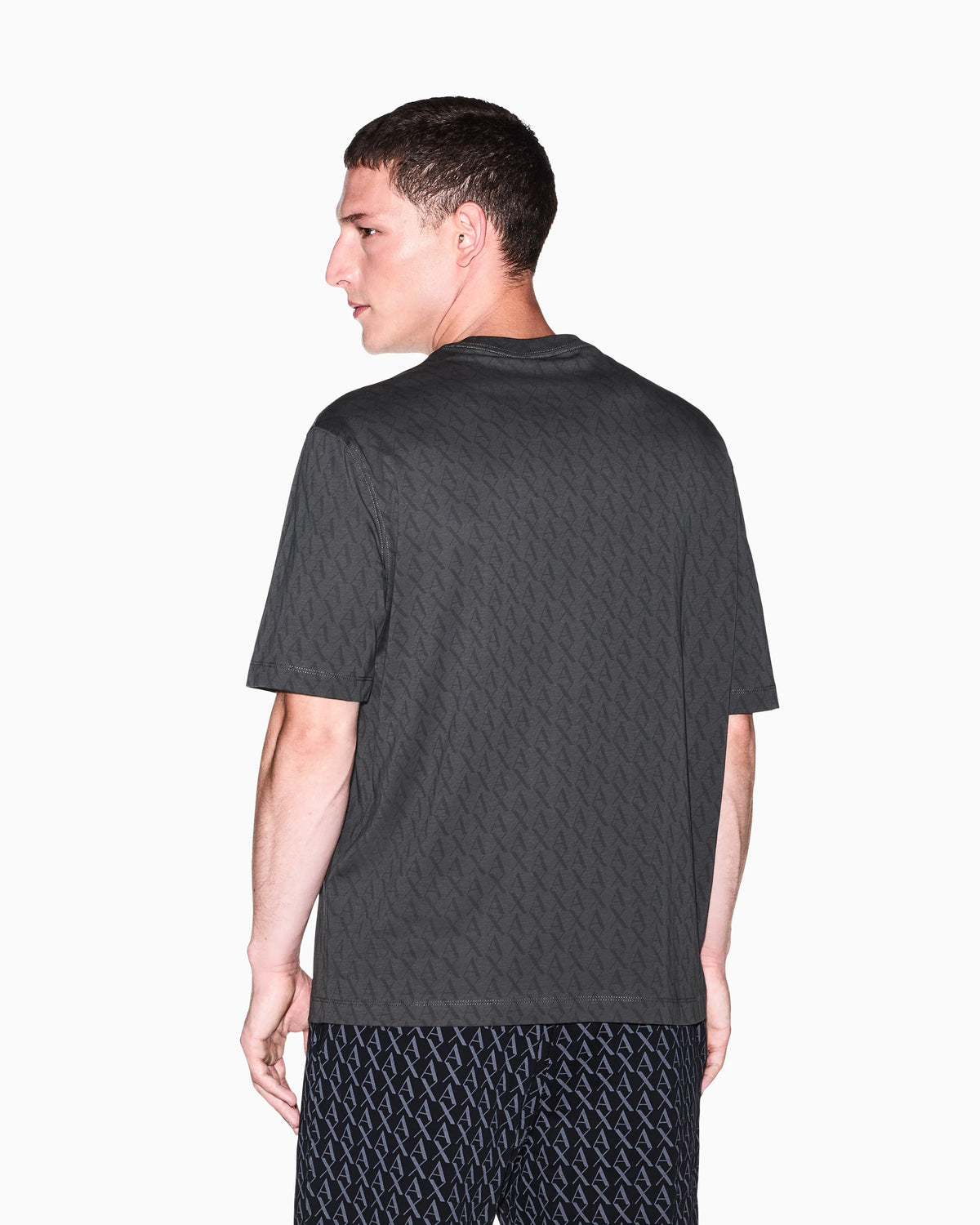 Cotton jersey T-shirt with an all-over pattern Essential