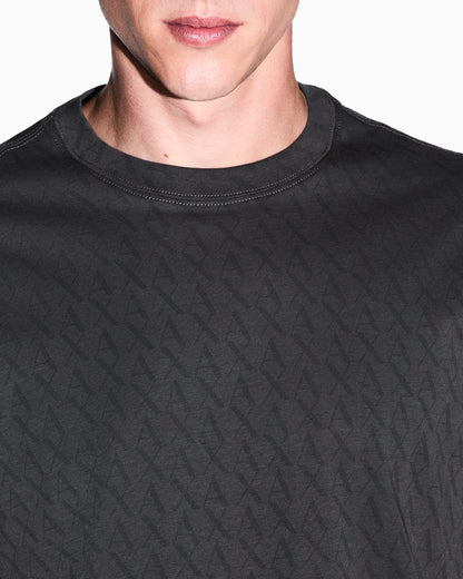 Cotton jersey T-shirt with an all-over pattern Essential
