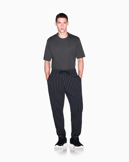 Cotton jersey T-shirt with an all-over pattern Essential