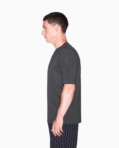Cotton jersey T-shirt with an all-over pattern Essential
