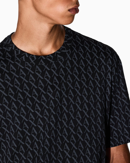 Cotton jersey T-shirt with an all-over pattern Essential