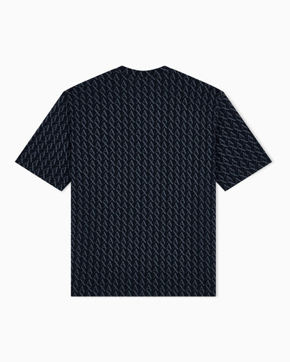 Cotton jersey T-shirt with an all-over pattern Essential
