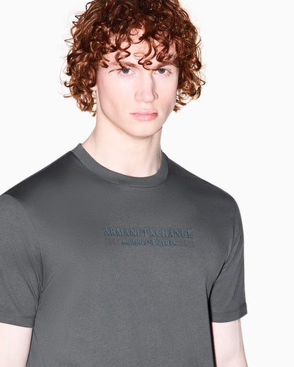 Regular fit t-shirt in cotton jersey with logo Essential