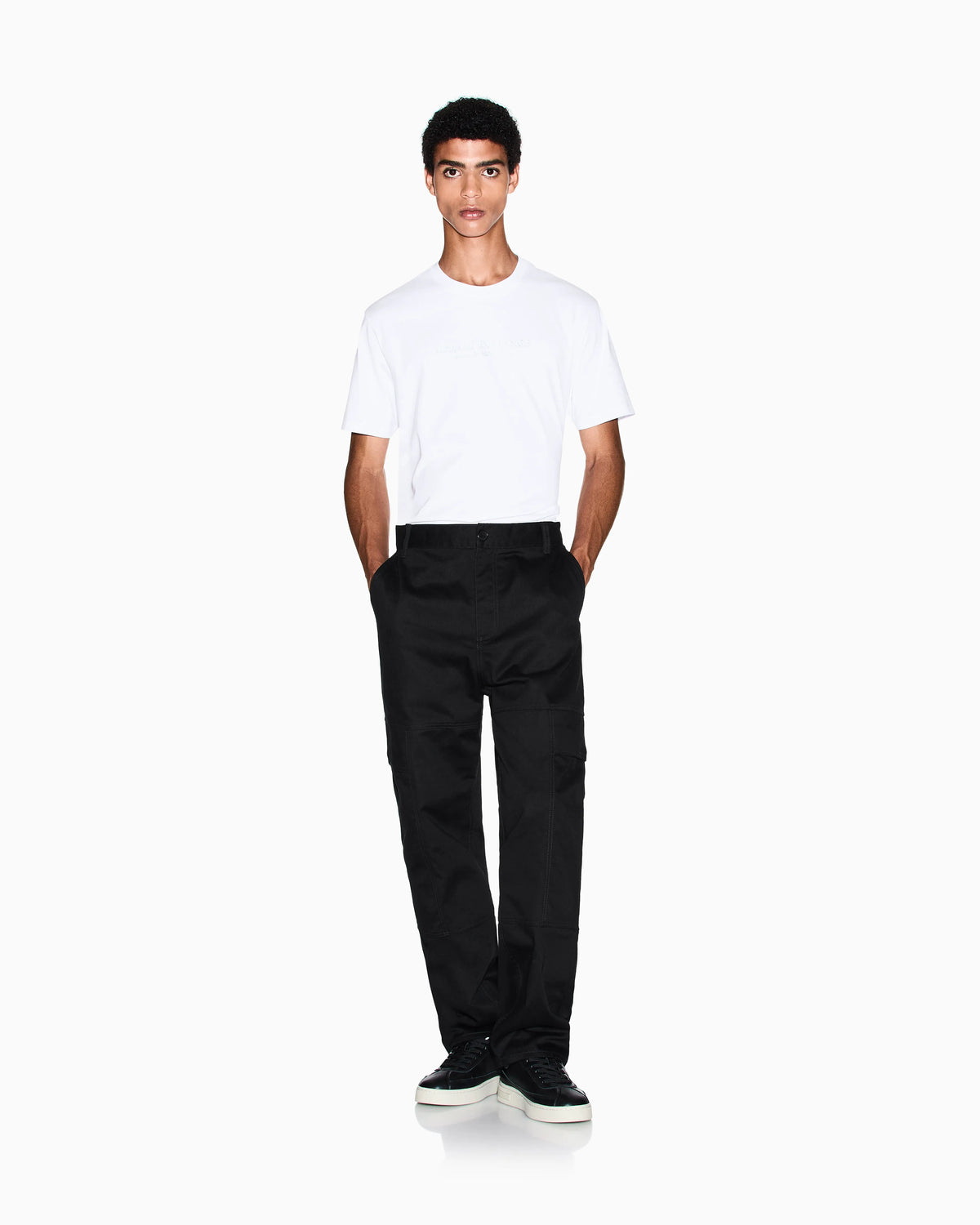 Regular fit t-shirt in cotton jersey with logo Essential