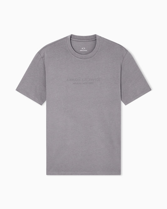 Regular fit t-shirt in cotton jersey with logo Essential