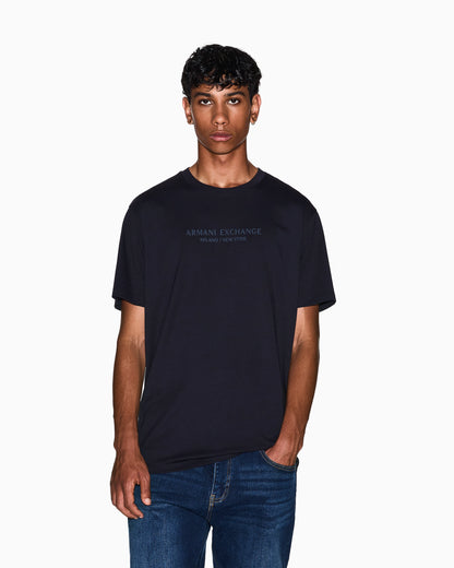 Regular fit t-shirt in cotton jersey with logo Essential