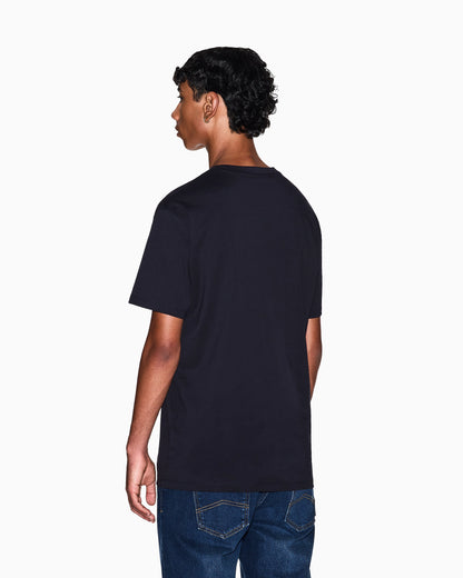 Regular fit t-shirt in cotton jersey with logo Essential