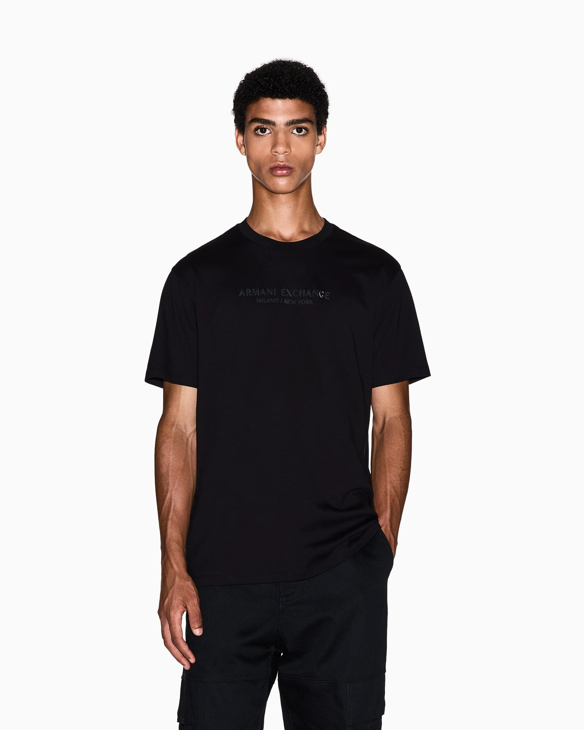 Regular fit t-shirt in cotton jersey with logo Essential