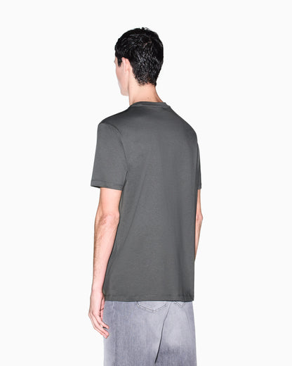 Regular fit cotton t-shirt with a chest logo Essential