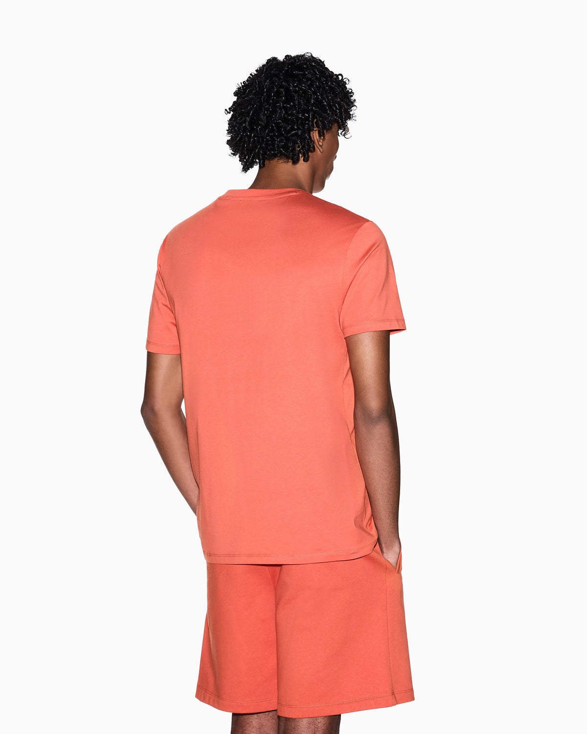 Regular fit cotton t-shirt with a chest logo Essential