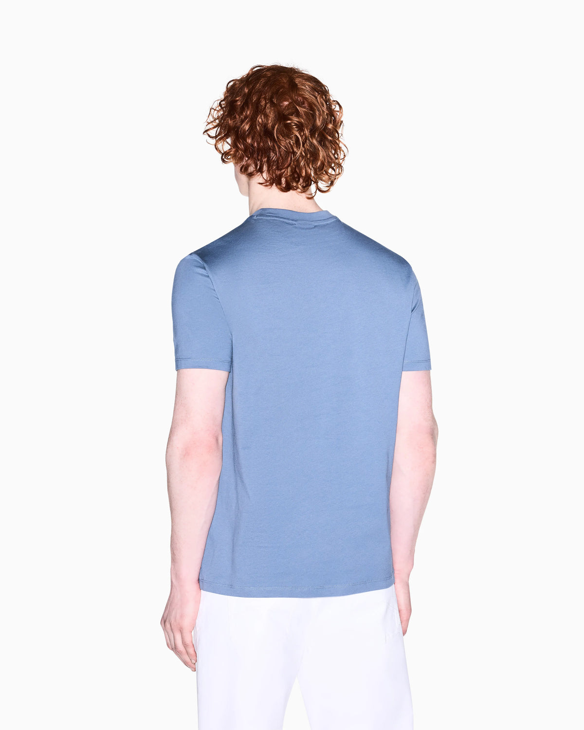 Regular fit cotton t-shirt with a chest logo Essential