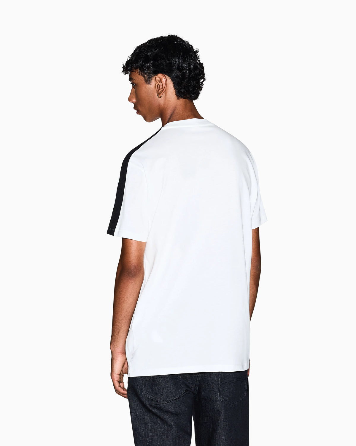 Regular fit cotton t-shirt with embossed logo Essential